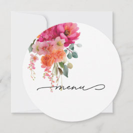 Cartão Aquarela Floral