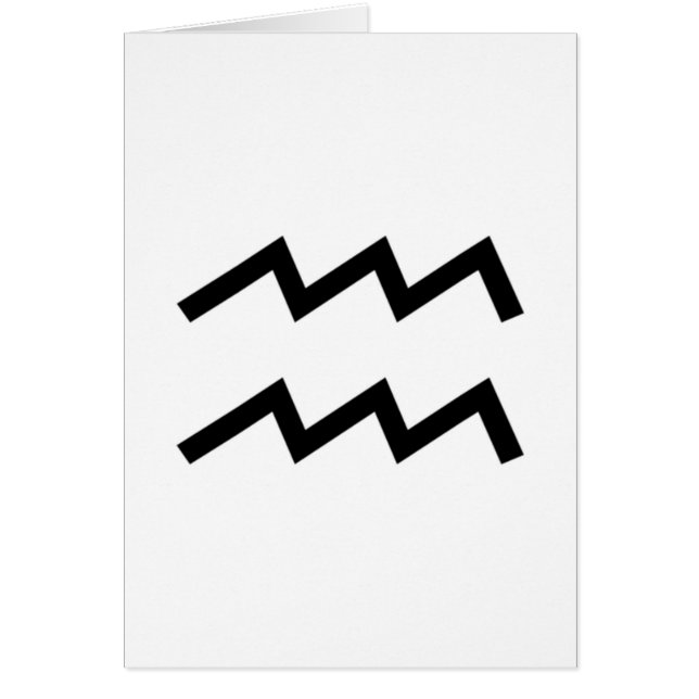 Cartão Aquário (Frente)