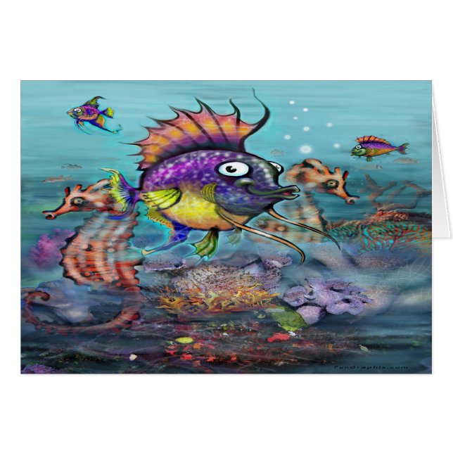 Cartão Aquário (Frente Horizontal)