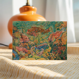 Cartão Aquário   Theo van Ryszard selberghe