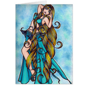 Cartão Aquarius Belly Dancer