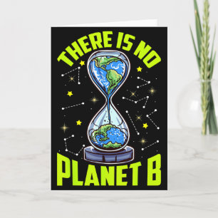 Cartão Aquecimento Global Salve A Terra Não Há Planeta B