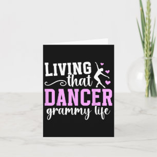 Cartão Aquela Dança Grammy De dança De Uma Dançarina