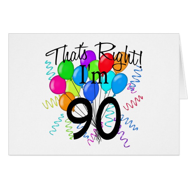 Cartão Aquele é direito que eu sou 90 (Frente Horizontal)