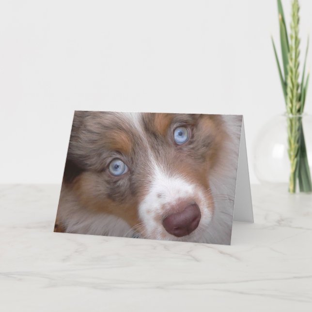 Cartão Aqueles olhos (Frente)