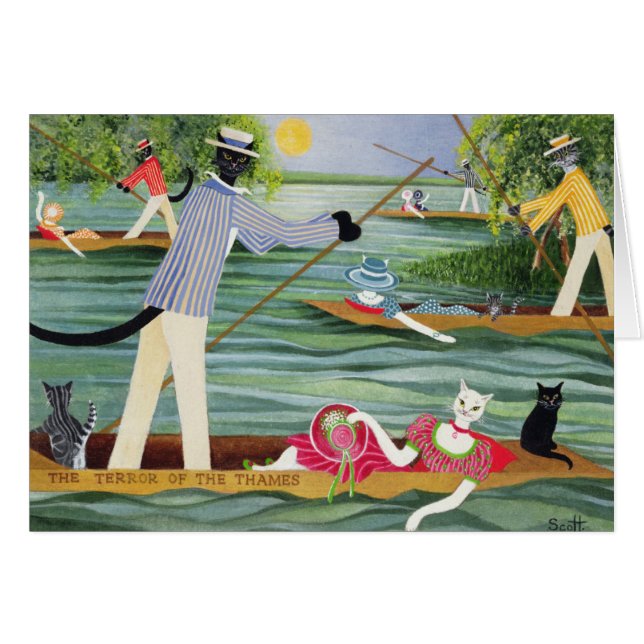 Cartão Aqueles pontapés do verão (Frente Horizontal)