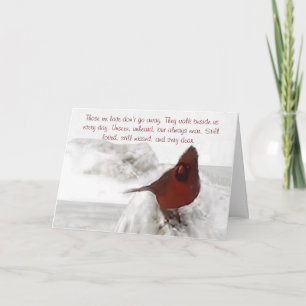 Cartão "Aqueles que amamos não vão embora"