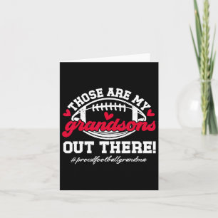 Cartão Aqueles São Meus Netos Futebol Avó De Um Futebol