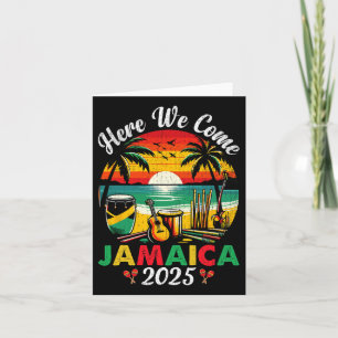 Cartão Aqui Chegamos Jamaica 2025, Girls Trip Family Summ