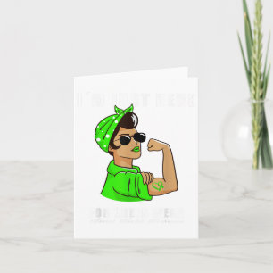 Cartão Aqui Para O Visto Verde Mulheres Bandana Mental He