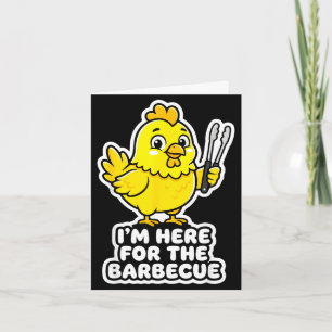 Cartão Aqui pelo frango grelhado humor engraçado de comid