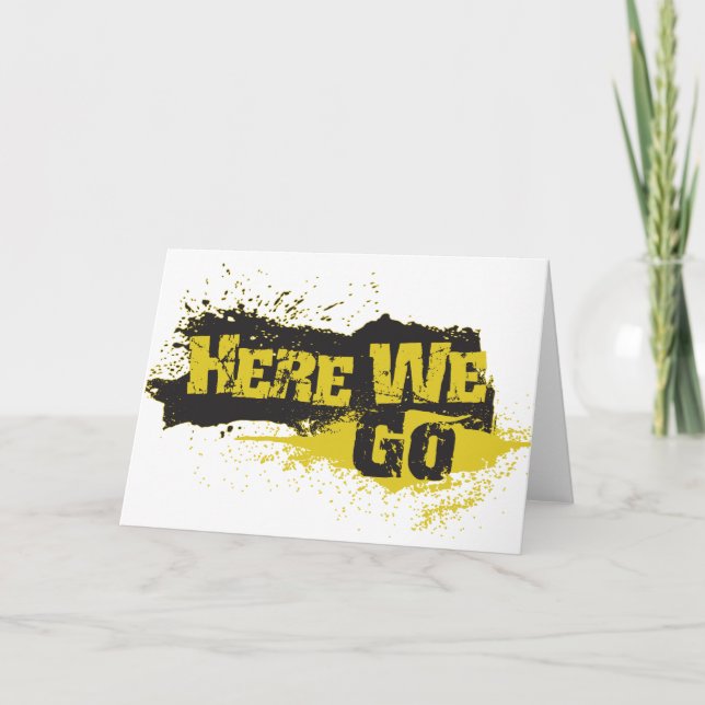 Cartão Aqui Vamos (Frente)