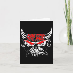 Cartão Aqui Vem O Motivato De Artes Marciais Da Luta Da D