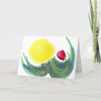 Cartão Aqui vem o placa-mãe do Sol (nº 1)