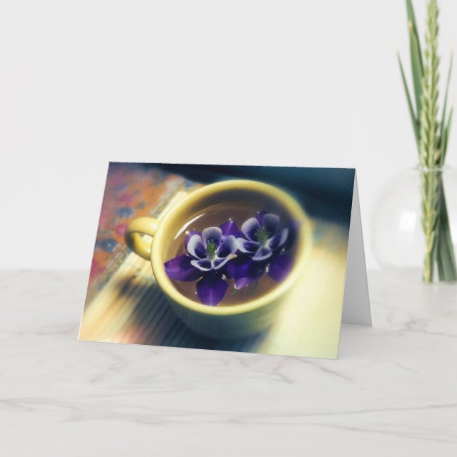 Cartão Aquilégia (Frente)