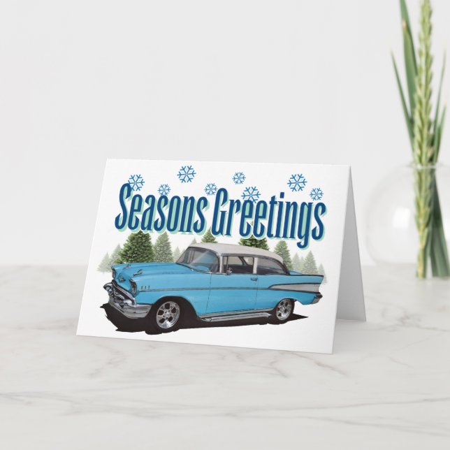 Cartão Ar de Bel 1957 com neve (Frente)