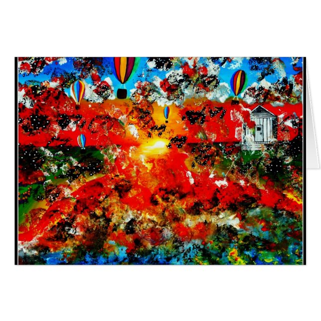 Cartão Ar quente (Frente Horizontal)