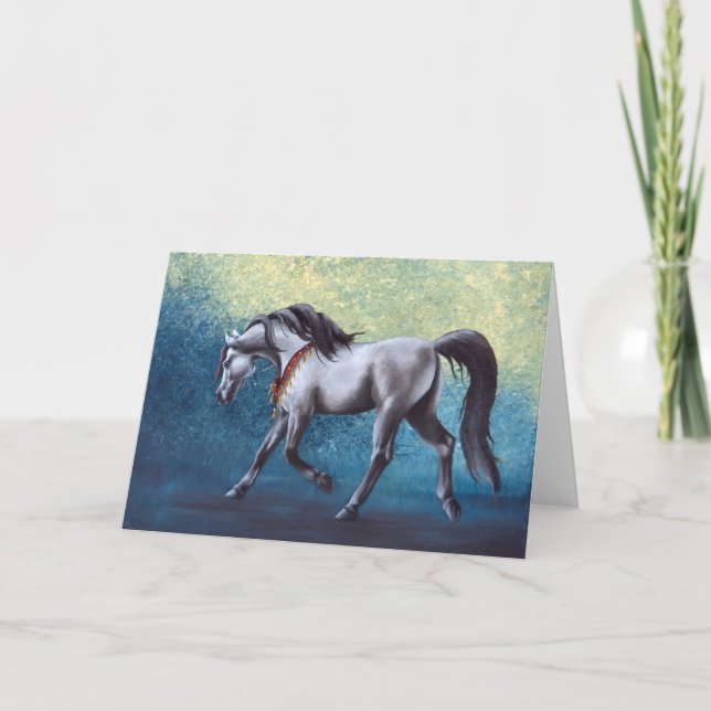 Cartão árabe intemporal (Frente)