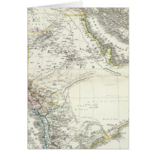 Cartão Árabe - Península Arábica