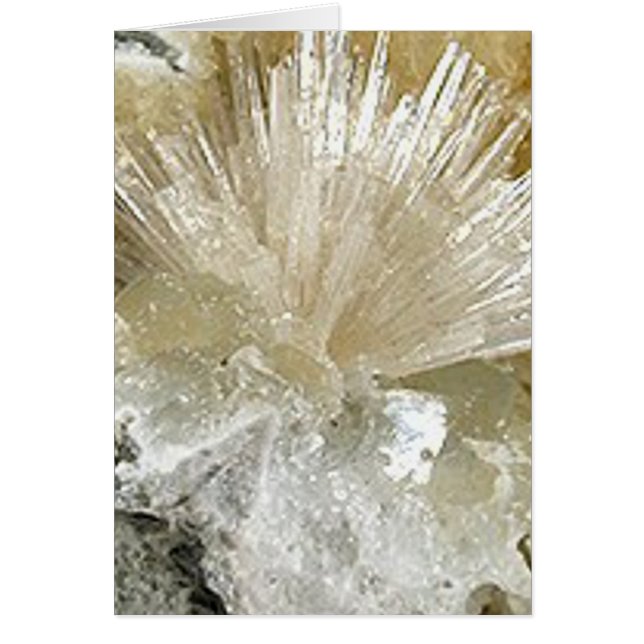 Cartão Aragonite e Quartz (Frente)