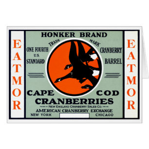 Cartão Arandos 1900 da marca do Honker