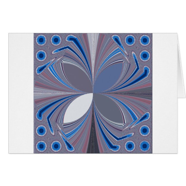 Cartão Aranha azul (Frente Horizontal)