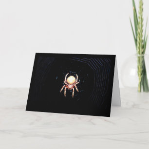 Cartão Aranha de Rodas Laranja