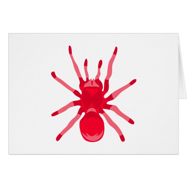 Cartão Aranha (Vermelho) (Frente Horizontal)
