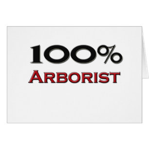 Cartão Arborist de 100 por cento