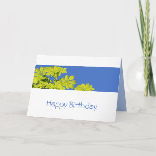 Cartão Arborista: Alpinista de Árvore Leafy Green