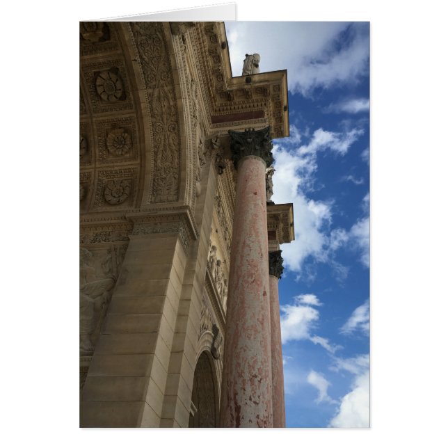 Cartão Arc de Triomphe du Carrousel (Frente)