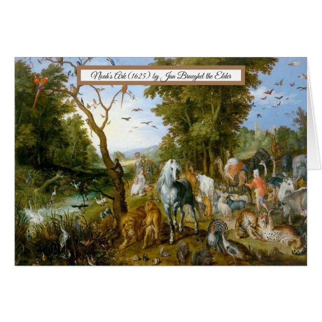 Cartão Arca de Noah (Frente Horizontal)