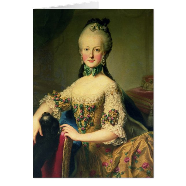 Cartão Archduchess Maria Elisabeth (Frente)