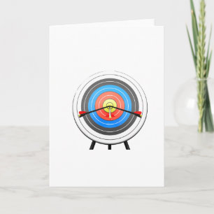 Cartão Archery Target Greeting Cards