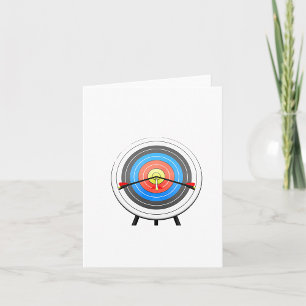 Cartão Archery Target Note Cards