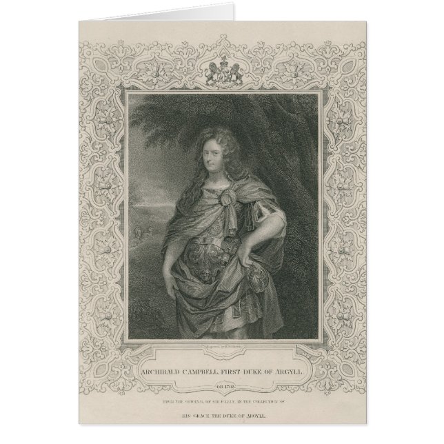 Cartão Archibald Campbell (Frente)