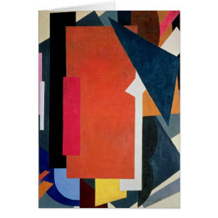 Cartão Architectonics Painterly, 1916-17