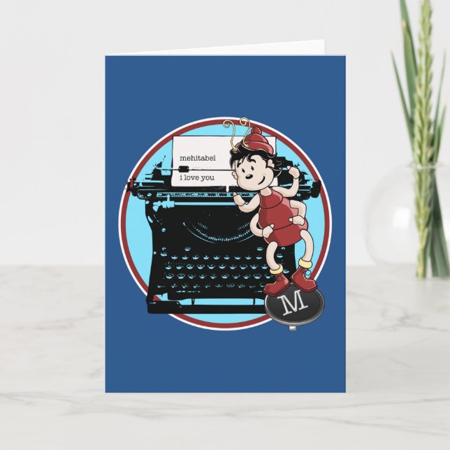 Cartão Archy ama Mehitabel (Frente)