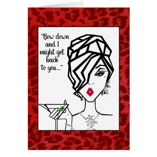 Cartão "Arco abaixo e eu posso voltar para você..." (Frente)