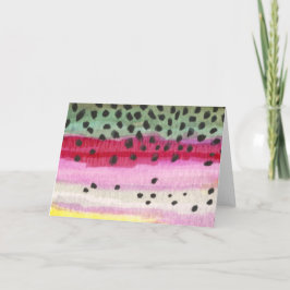 Cartão Arco Arco-Íris Pescar