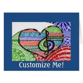 Cartão Arco Colorido do Arco-Íris Muscular Personalizado