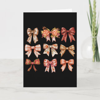 Cartão Arco de Abóbora de Outono Coquette Folhas de Outon