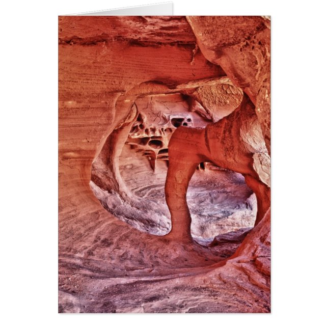 Cartão Arco de pedra II do vento (Frente)