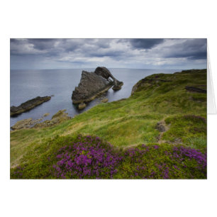 Cartão Arco Fiddle Rock, Portknockie, Escócia