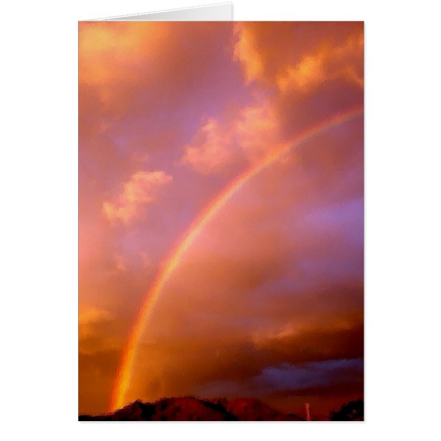 Cartão arco-íris (Frente)