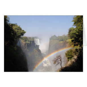 Cartão Arco-íris de Cataratas Vitória
