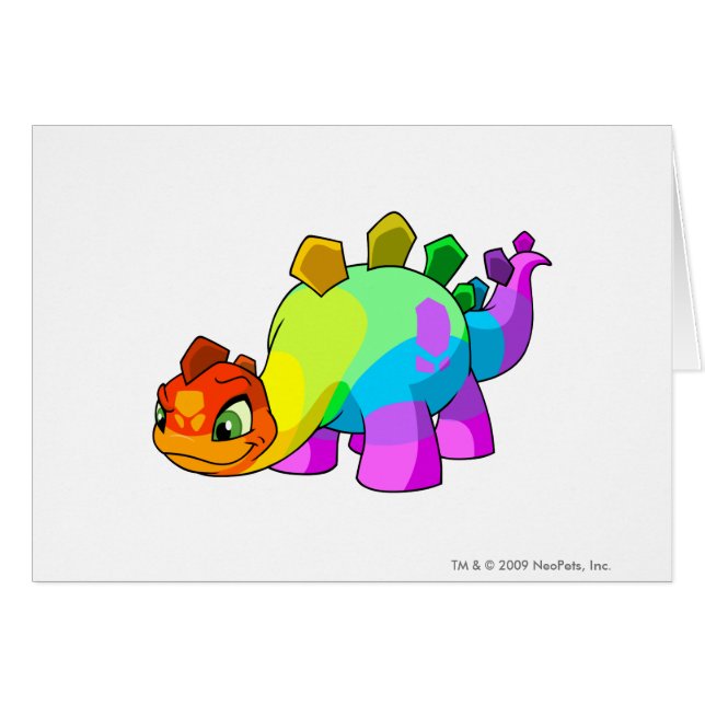 Cartão Arco-íris de Chomby (Frente Horizontal)