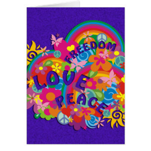 Cartão Arco-Íris de Energia da Flor