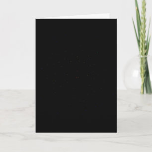 Cartão Arco-íris de Estrelas do Céu Negro