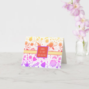 Cartão Arco-Íris Diversão Flor Inspirivência Personalizad